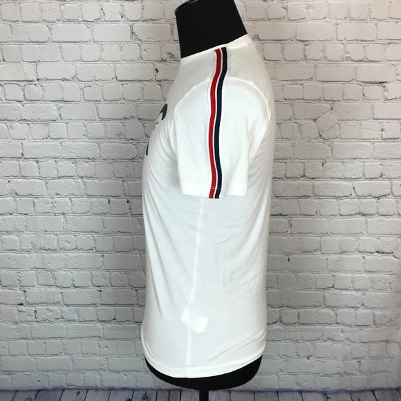 Clayton Tees Collection White Red Blue NYC T-Shirt - Picture 4 of 5